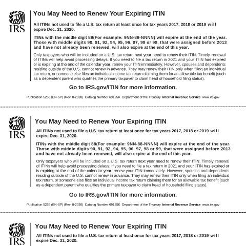 Document preview: IRS Publication p5256 — IRS, United States (CERFA n°PUB-5256)
