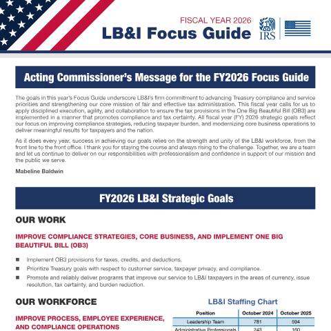 Document preview: IRS Publication p5319 — IRS, United States (CERFA n°PUB-5319)