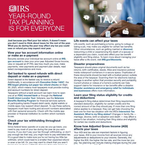 Document preview: IRS Publication p5349 — IRS, United States (CERFA n°PUB-5349)