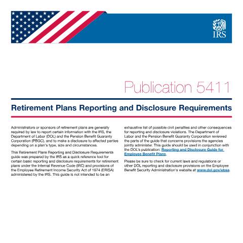 Document preview: IRS Publication p5411 — IRS, United States (CERFA n°PUB-5411)