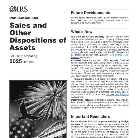 Document preview: IRS Publication p544 — IRS, United States (CERFA n°PUB-544)