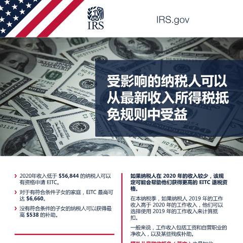 Document preview: IRS Publication p5489zhs — IRS, United States (CERFA n°PUB-5489ZHS)