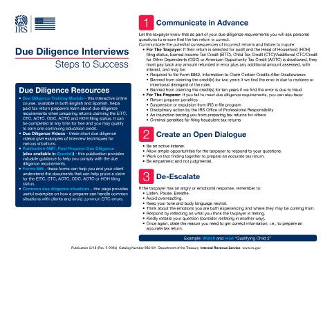 Document preview: IRS Publication p5713 — IRS, United States (CERFA n°PUB-5713)