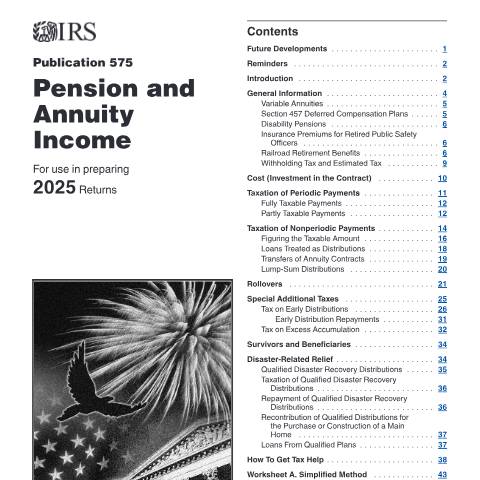 Document preview: IRS Publication p575 — IRS, United States (CERFA n°PUB-575)