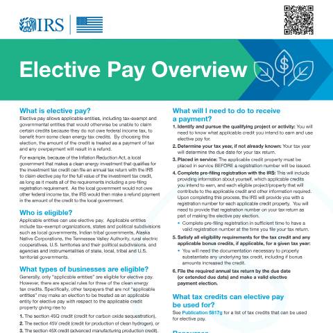 Document preview: IRS Publication p5817 — IRS, United States (CERFA n°PUB-5817)