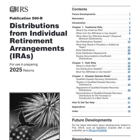 Document preview: IRS Publication p590b — IRS, United States (CERFA n°PUB-590B)