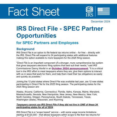 Document preview: IRS Publication p6048 — IRS, United States (CERFA n°PUB-6048)