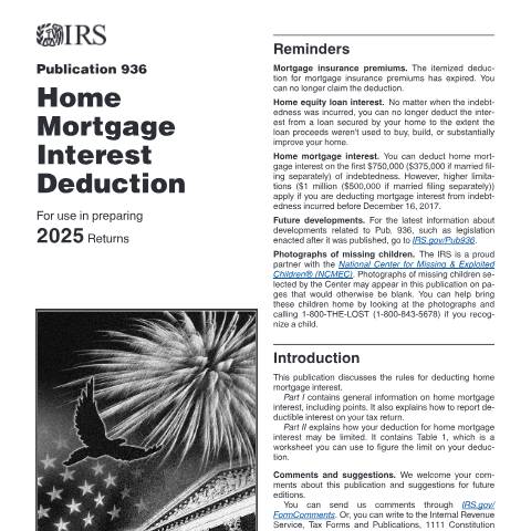 Document preview: IRS Publication p936 — IRS, United States (CERFA n°PUB-936)