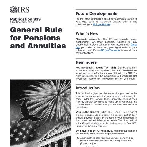 Document preview: IRS Publication p939 — IRS, United States (CERFA n°PUB-939)