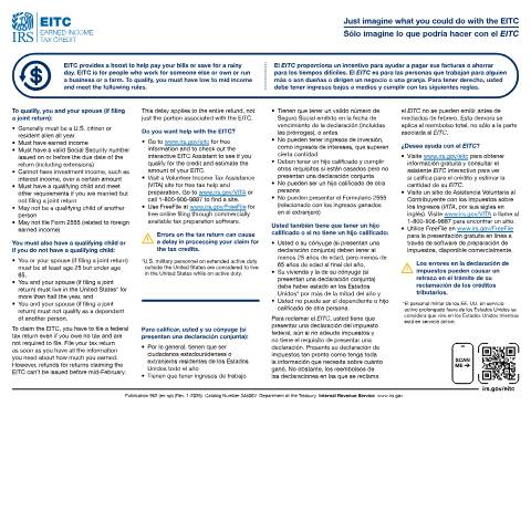 Document preview: IRS Publication p962esp — IRS, United States (CERFA n°PUB-962E)