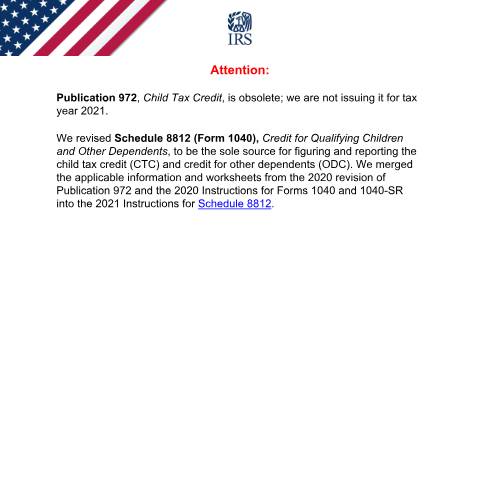 Document preview: IRS Publication p972 — IRS, United States (CERFA n°PUB-972)
