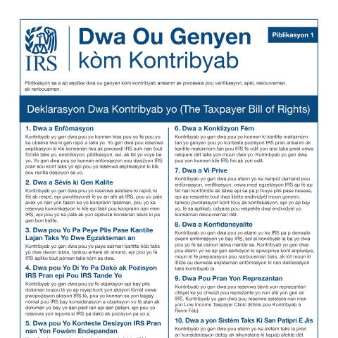 Document preview: IRS Publication p1ht — IRS, United States (CERFA n°PUB-1HT)