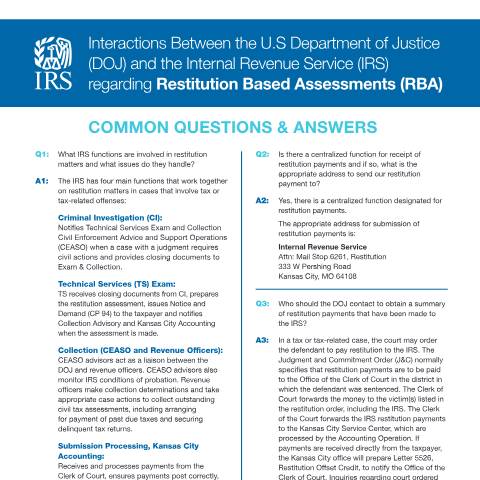 Document preview: IRS Publication p6030 — IRS, United States (CERFA n°PUB-6030)