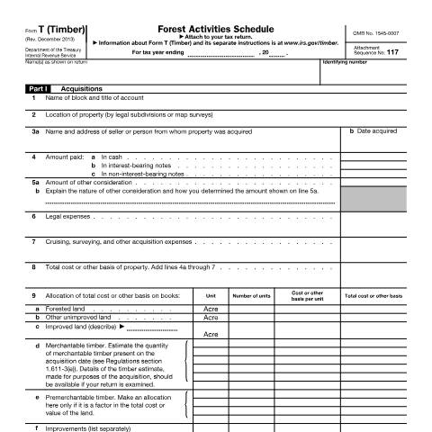 Document preview: IRS Form ft — IRS, United States (CERFA n°T)