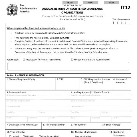 Document preview: it12 2022 — Document, Jamaica (CERFA n°it12_2022)