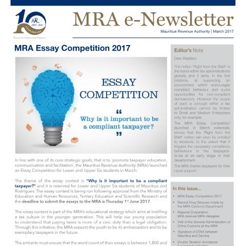 Document preview: March 2017 — Document, Mauritius (CERFA n°March2017)