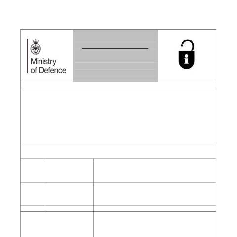 Document preview: Potentially hazardous exposure form — Ministry of Defence, United Kingdom
