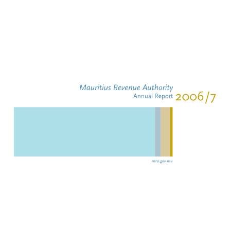Document preview: 2006 / 2007 — Document, Mauritius (CERFA n°mra_ar67)