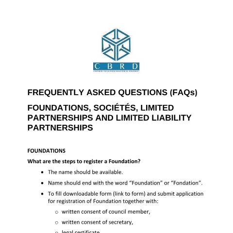 Document preview: FAQs_Partnership — Guide, Mauritius (CERFA n°FAQs_Partnership)