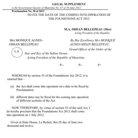 Document preview: Updated Foundation Act 2012 15052026 — Act / Law, Mauritius (CERFA n°Updated-Foundation-Act-2012-15052026)