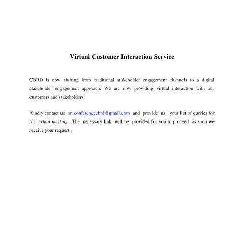 Document preview: Virtual Customer Interaction Service — Document, Mauritius (CERFA n°Virtual-Customer-Interaction-Service)