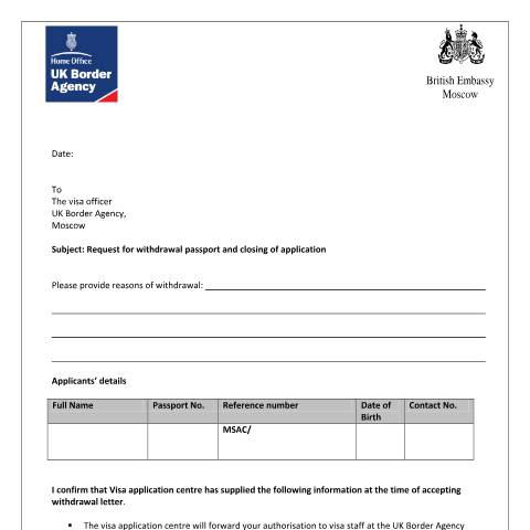 Document preview: Get visa documents back: Moscow — UK Visas and Immigration, United Kingdom