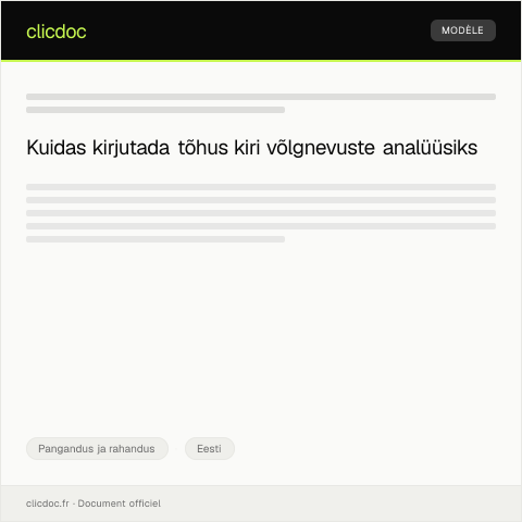 Document preview: Võlgnevuste analüüs digitaal — Pangandus ja rahandus, Eesti