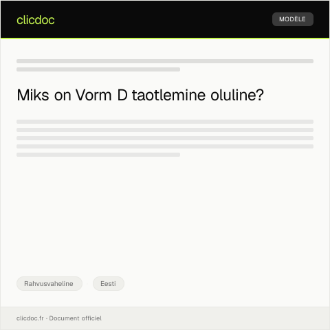 Document preview: Vorm D – Eesti Kaubandusbüroode Taotlused — Rahvusvaheline, Eesti