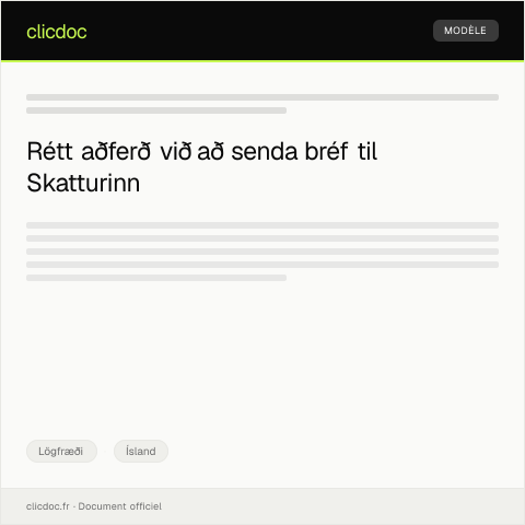Document preview: Yfirlýsing um ólögmæta deytt — Lögfræði, Ísland