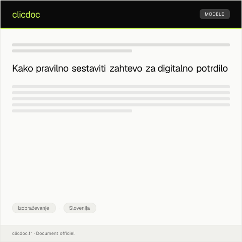 Document preview: Zahteva za digitalno potrdilo za študentske štipendije — Izobraževanje, Slovenija